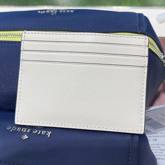 Kate Spade Madison Saffiano Leather Small Slim Card Holder
COLOR: Meringue 
NWT - Picture 6 of 16